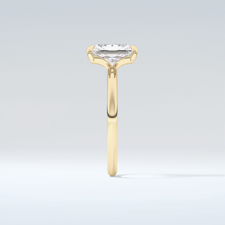 2.0 CT  Radiant Cut Solitaire Moissanite Engagement Ring 5