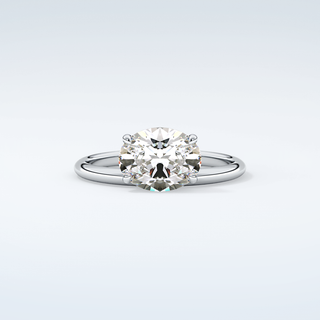 1.5 CT Oval  Cut Solitaire Moissanite Engagement Ring 13