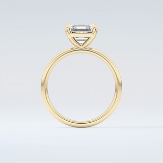 2.0 CT Asscher Cut Solitaire Moissanite Engagement Ring 2