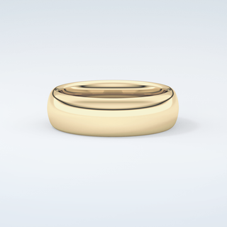 Classic Gold Shank Wedding Band 3