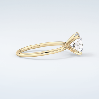 2.0 CT Round Cut Solitaire Moissanite Engagement Ring 4