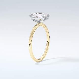 2.0 CT Radiant Cut Solitaire Moissanite Engagement Ring 6