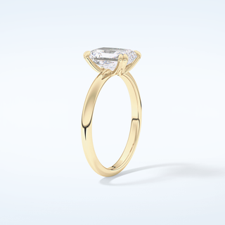 2.0 CT Radiant Cut Solitaire Style Moissanite Engagement Ring 6