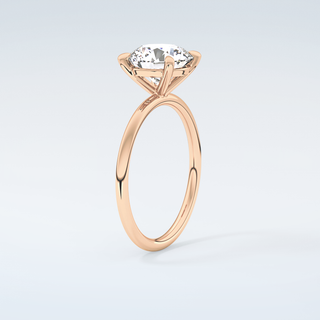 2.0 CT Round Cut Solitaire Moissanite Engagement Ring 12