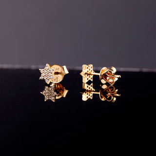1.0 CT Round Bezel Solitaire Lab Grown Diamond Earrings