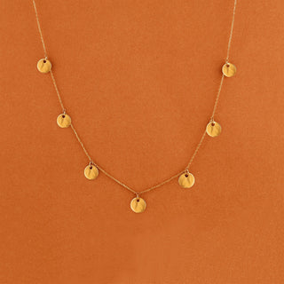 1.0 CT Round Bezel Solitaire Lab Grown Diamond Necklace