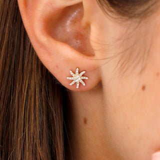 1.0 CT Round Bezel Solitaire Lab Grown Diamond Earrings