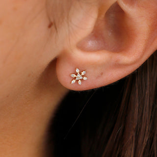1.0 CT Round Bezel Solitaire Lab Grown Diamond Earrings