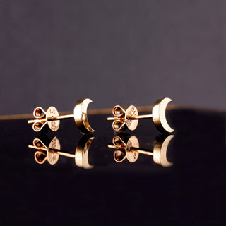 1.0 CT Round Bezel Solitaire Lab Grown Diamond Earrings