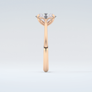 1.5 CT Oval Cut Solitaire Style Moissanite Engagement Ring 11