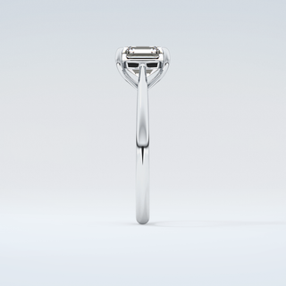 2.0 CT Asscher Cut Solitaire Moissanite Engagement Ring 17