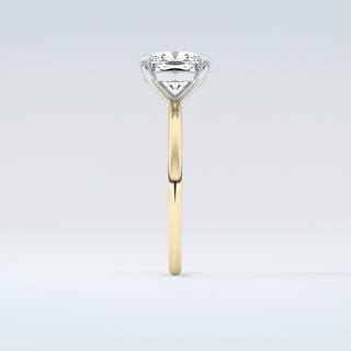 2.0 CT Cushion Cut Solitaire Moissanite Engagement Ring 5