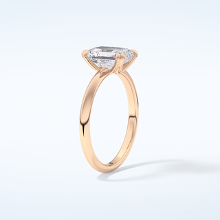 2.0 CT Radiant Cut Solitaire Style Moissanite Engagement Ring 12