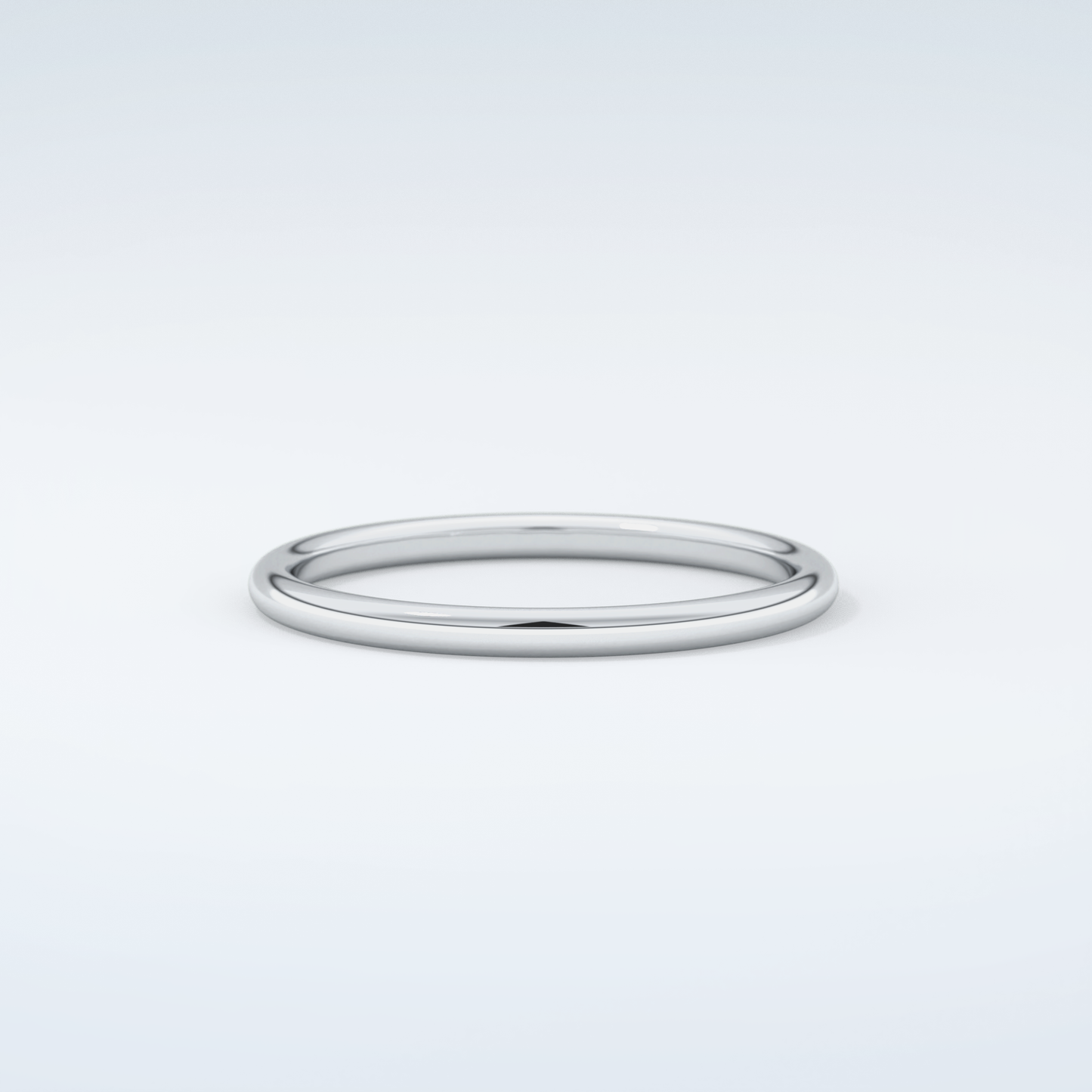 Sleek Simplicity Classic Shank Wedding Band