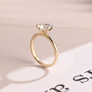 Stunning 0.5 - 1.5 CT Round Moissanite Engagement Ring With Solitaire Design 8