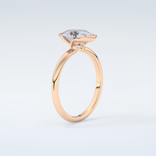 2.0 CT Oval Cut Solitaire Style Moissanite Engagement Ring 12