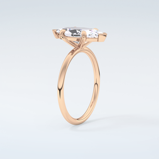 1.5 CT Marquise Cut Solitaire Moissanite Engagement Ring 12