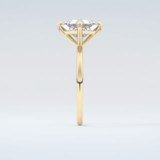 2.0 CT Princess Cut Solitaire Moissanite Engagement Ring 5