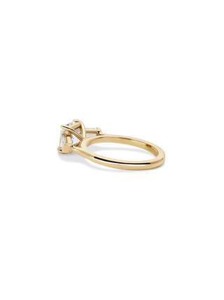 2 CT Round Three Stones Lab Grown Diamond Engagement Ring
