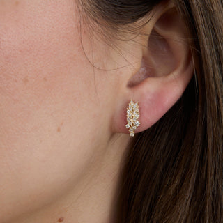 1.0 CT Round Bezel Solitaire Lab Grown Diamond Earrings