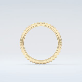 Textured Shank Wedding Band 2