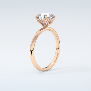 2.0 CT Cushion Cut Solitaire Moissanite Engagement Ring 12