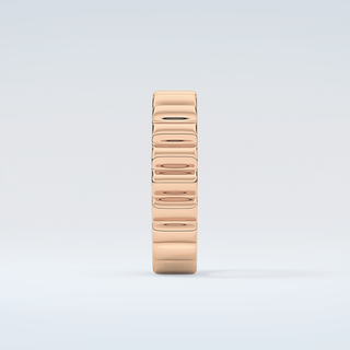 Textured Shank Wedding Band 11