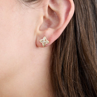 1.0 CT Round Bezel Solitaire Lab Grown Diamond Earrings