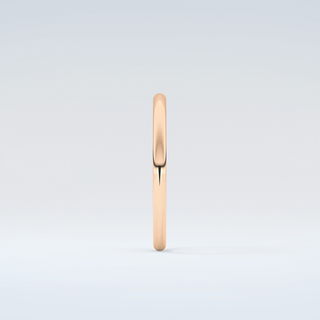 Sleek Simplicity Classic Shank Wedding Band 11