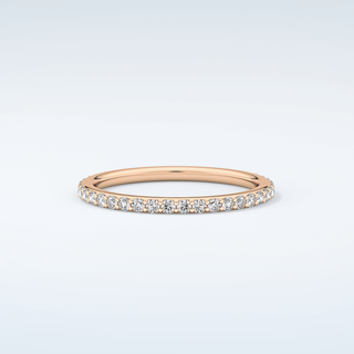 0.5 TCW Round Shaped Moissanite Wedding Band 7