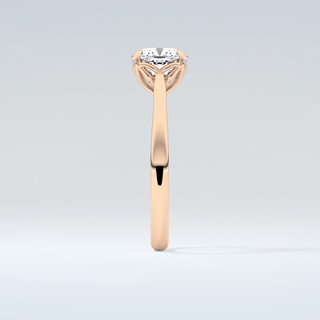 2.0 CT Cushion Cut Solitaire Style Moissanite Engagement Ring 11