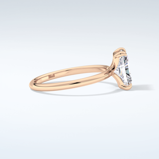 2.0 CT  Radiant Cut Solitaire Moissanite Engagement Ring 10