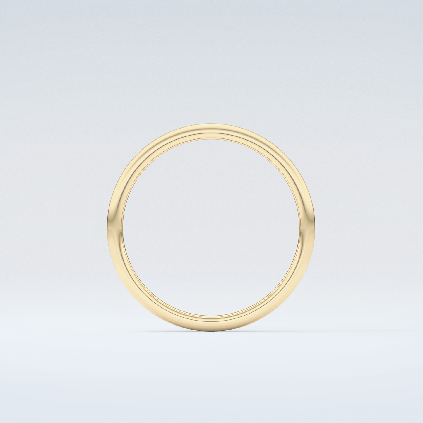 Sleek Simplicity Classic Shank Wedding Band