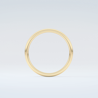 Sleek Simplicity Classic Shank Wedding Band 2