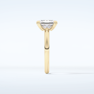 2.0 CT Radiant Cut Solitaire Style Moissanite Engagement Ring 5