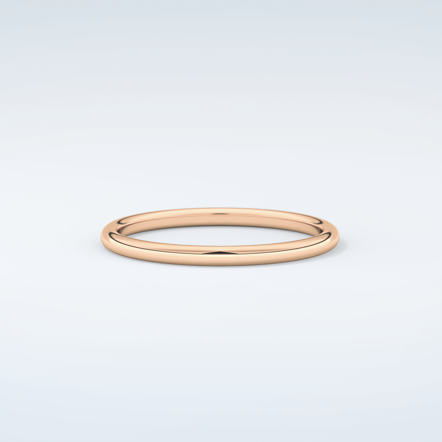 Sleek Simplicity Classic Shank Wedding Band