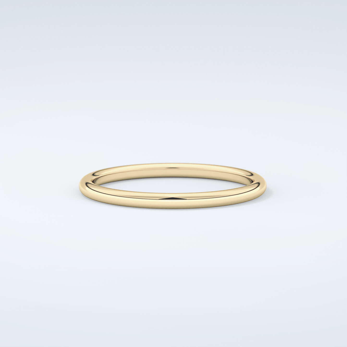 Sleek Simplicity Classic Shank Wedding Band