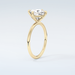 2.0 CT Princess Cut Solitaire Moissanite Engagement Ring 6