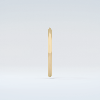 Knife Edge Shank Wedding Band 5