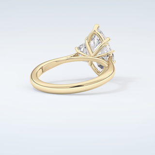 2.0 CT Marquise Cut Three Stone Moissanite Engagement Ring 3