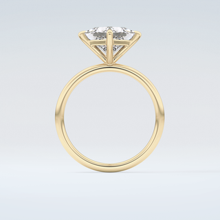 2.0 CT Princess Cut Solitaire Moissanite Engagement Ring 2