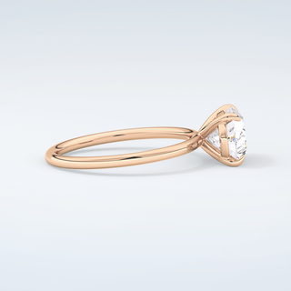 2.0 CT Oval Cut Solitaire Moissanite Engagement Ring 10