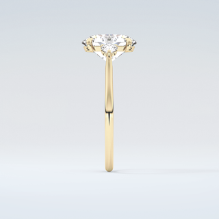 2.0 CT Oval Cut Three Stone Moissanite Engagement Ring 5