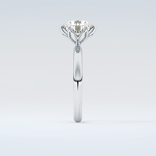 1.5 CT Round Cut Solitaire Moissanite Engagement Ring 17