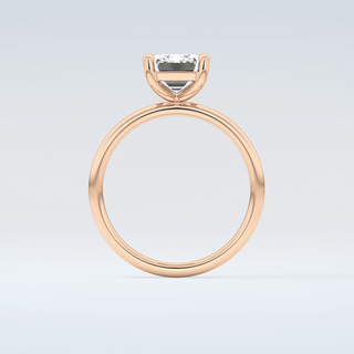 2.0 CT Emerald Cut Solitaire Moissanite Engagement Ring 8