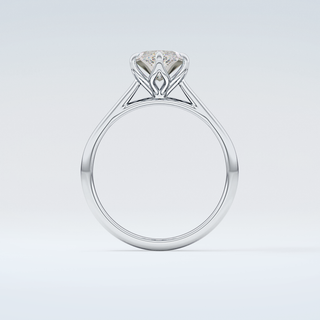 1.5 CT Marquise Cut Solitaire Style Moissanite Engagement Ring 14