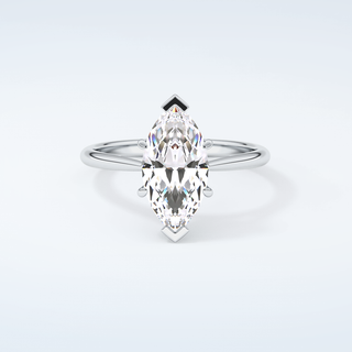 2.0 CT Marquise Cut Solitaire Moissanite Engagement Ring 13