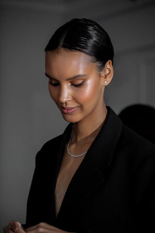 2.30 TCW Round Pave Moissanite Necklace 3