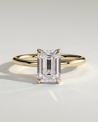 Round Halo, Pave & Split Shank Engagement Ring – 1.93 CT Lab Grown Diamond