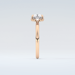 2.0 CT Cushion Cut Solitaire Moissanite Engagement Ring 11